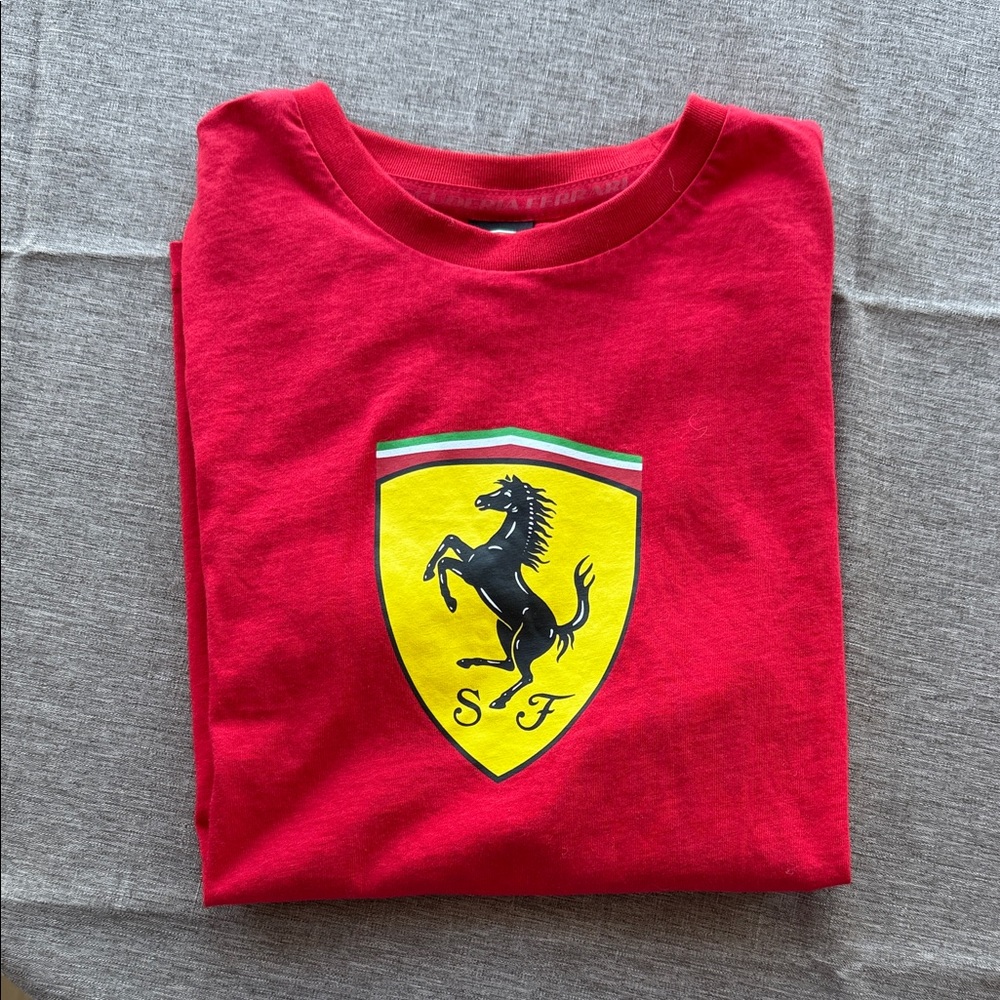 Scuderia Ferrari Big Kids' Motorsport Tee